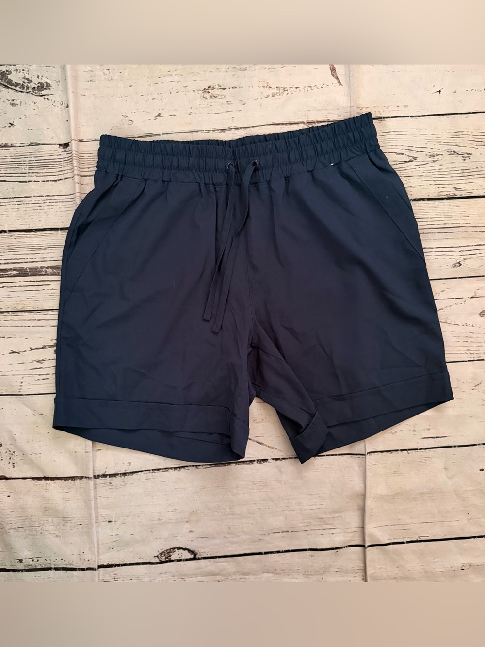 Mondetta Women's Navy Athletic Drawstring Shorts